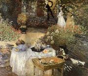 Claude Monet Luncheon Norge oil painting reproduction